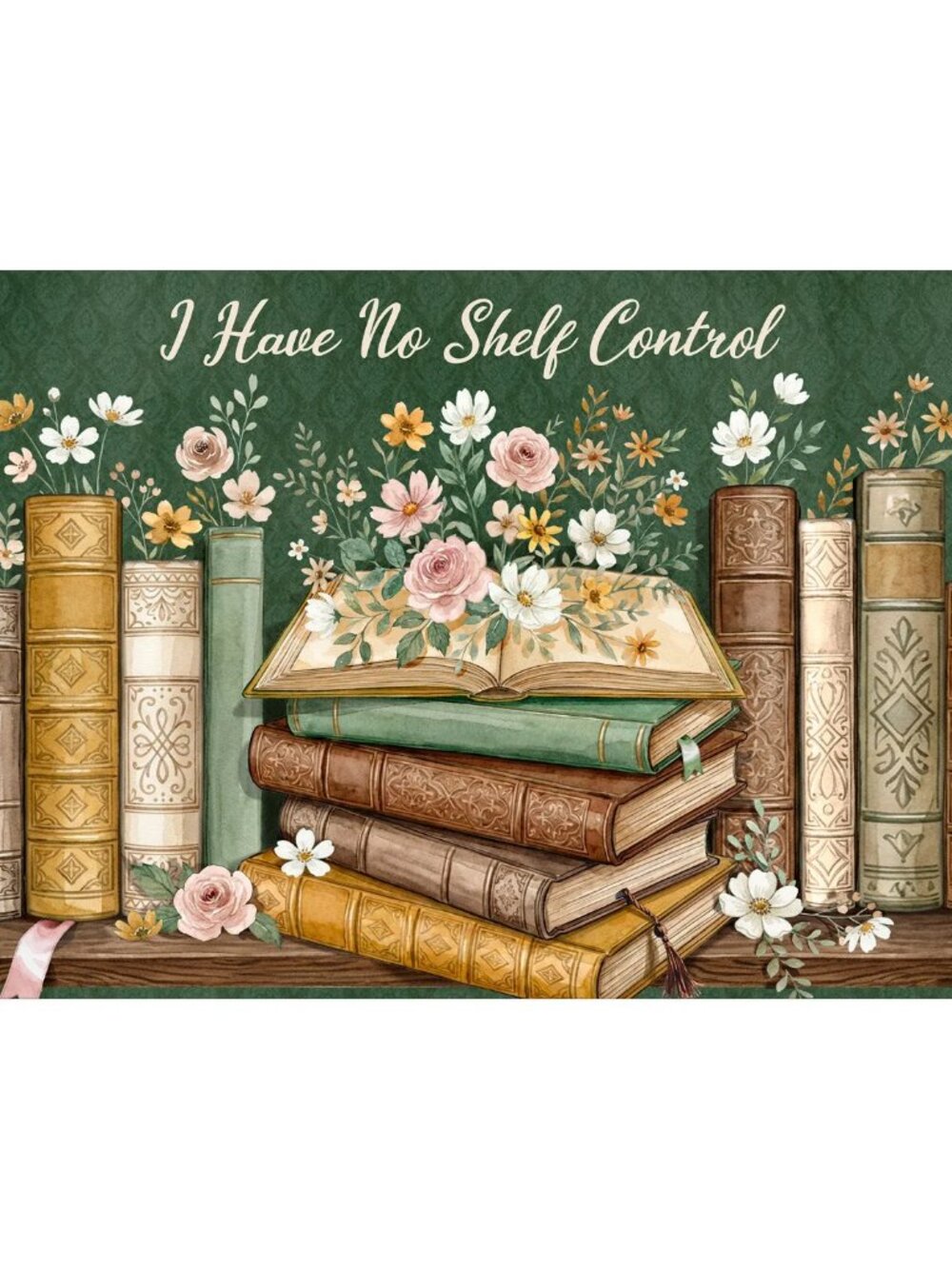 Carson Books 1000 Piece Puzzle "I Have No Shelf Control" - SEALED